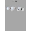 Elegant Black & White Chandelier, Metal Body, 90 cm Length, 65 cm Height, E27 Socket, Max 40W, IP20 | Perfect for Modern Living Spaces & Dining Rooms