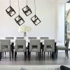 Elegant Metal Chandelier, Copper Coated, 65 cm Width, 65 cm Height, Adjustable, E27 Socket Max 40W, Perfect for Modern Home Décor & Lighting