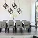 Elegant Metal Chandelier, Copper Coated, 65 cm Width, 65 cm Height, Adjustable, E27 Socket Max 40W, Perfect for Modern Home Décor & Lighting
