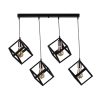 Elegant Metal Chandelier, Copper Coated, 65 cm Width, 65 cm Height, Adjustable, E27 Socket Max 40W, Perfect for Modern Home Décor & Lighting