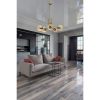 Elegant Amber & Gold Chandelier, Metal Body, 65 cm Diameter, 70 cm Height, E27 Socket (Max 40W), IP20 | Perfect for Modern Living Spaces & Dining Rooms