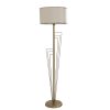Elegant Copper Floor Lamp, 165 cm Height, 100% Metal, 45 cm Cap Diameter, E27 Socket, On/Off Switch, Perfect for Modern Living Spaces & Decor