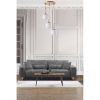 Elegant Scandinavian Chandelier, 70 cm Height, 30 cm Diameter | 100% Metal, E27 Socket, Oven Dried Paint, Tumbled Coating | Glamorous White Design