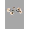 Modern Copper Chandelier, 65 cm Diameter, 35 cm Height | 100% Metal, E27 Socket, Oven Dried Paint, Tumbled Coating | Glam & Scandinavian Design