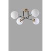 Scandinavian Chandelier, 65 cm Diameter, 35 cm Height | 100% Metal, E27 Socket, Max 40W | Elegant White Design with Oven Dried Paint & Tumbled Coating