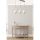 Elegant Scandinavian Chandelier, 55 cm Length, 70 cm Height | 100% Metal, Adjustable, White & Copper | Perfect for Glam Home Décor