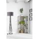 Industrial Floor Lamp, Dark Grey, 160 cm Height, 45 cm Shade | 100% Metal, E27 Socket, Oven Dried Paint | Stylish Lighting for Modern Spaces