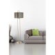 Modern Floor Lamp, 170 cm Height, 100% Metal, Tumbled Coating, E27 Socket, 45 cm Shade | Glamorous Geometric Design for Stylish Home Decor