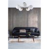 Scandinavian Chandelier, 60 cm Diameter, 25 cm Height | 100% Metal, E27 Socket, Max 40W | Elegant White Finish with Oven Dried Paint & Tumbled Coating