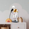 Hand-Painted Table Lamp, 30 cm x 32 cm x 15 cm | 100% Polyester, E27 Socket (Max 40W) | Unique Design, 200 cm Cable | Perfect for Home Decor & Lighting