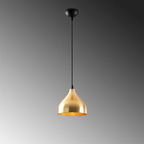 Opviq, 584TTM1270, Elegant gold chandelier, 18 x 18 cm, height 114 cm | Metal housing, 90 cm Cable | Modern Glam Scandinavian design for stylish interior design