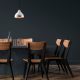Elegant Scandinavian Chandelier, Silver Metal Body, 18 x 18 cm, Height 114 cm, IP20 | Perfect for Modern Home Décor & Lighting Solutions