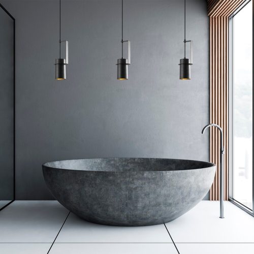 Opviq, 584TTM1314, Industrial Black Chandelier, Metal Body, 126 cm Height | Adjustable, E27 Socket, IP20 | Perfect for Modern Home & Office Decor, Elegant Design