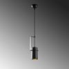 Opviq, 584TTM1314, Industrial Black Chandelier, Metal Body, 126 cm Height | Adjustable, E27 Socket, IP20 | Perfect for Modern Home & Office Decor, Elegant Design