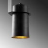 Opviq, 584TTM1314, Industrial Black Chandelier, Metal Body, 126 cm Height | Adjustable, E27 Socket, IP20 | Perfect for Modern Home & Office Decor, Elegant Design
