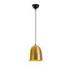 Modern Chandelier, Gold & Black, 20 x 20 cm, Height 125 cm | Adjustable, E27 Socket, IP20 | Glam & Scandinavian Design for Stylish Interiors