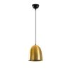 Modern Chandelier, Gold & Black, 20 x 20 cm, Height 125 cm | Adjustable, E27 Socket, IP20 | Glam & Scandinavian Design for Stylish Interiors