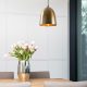 Modern Vintage Chandelier, Metal Body, 20 x 20 cm, Height 118 cm, Adjustable, E27 Max 40W, Glam Scandinavian Design, Perfect for Home Decor