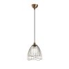 Modern Vintage Chandelier, Adjustable Height 41-121 cm, Metal Body, 25x25 cm, E27 Max 40W, Elegant Design for Home & Office, IP20 Rated