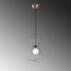 Modern Vintage Chandelier, Adjustable Height 41-121 cm, Metal Body, 25x25 cm, E27 Max 40W, Elegant Design for Home & Office, IP20 Rated