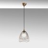 Modern Vintage Chandelier, Adjustable Height 41-121 cm, Metal Body, 25x25 cm, E27 Max 40W, Elegant Design for Home & Office, IP20 Rated