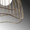 Modern Vintage Chandelier, Adjustable Height 41-121 cm, Metal Body, 25x25 cm, E27 Max 40W, Elegant Design for Home & Office, IP20 Rated