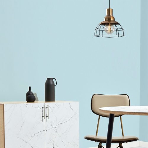 Elegant Black Chandelier, Iron Body, 28 x 28 cm, Height 122 cm | Adjustable Height, E27 Socket, IP20 | Perfect for Glamorous Home Décor