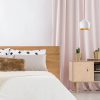 Scandinavian Chandelier, Metal Body, 22 x 22 cm, Height 123 cm | White & Red | Elegant Design for Modern Spaces | IP20, 90 cm Cable Length