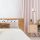 Scandinavian Chandelier, Metal Body, 22 x 22 cm, Height 123 cm | White & Red | Elegant Design for Modern Spaces | IP20, 90 cm Cable Length