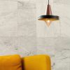 Modern Chandelier with Metal Body, Black & Copper, 32 x 32 cm, Height 119 cm | Adjustable, E27 Socket, IP20 | Glam & Scandinavian Design for Stylish Spaces