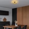 Elegant Gold Chandelier, 36 x 36 x 12 cm | Metal Body, Non-Adjustable Height, E27 Socket (Max 40W) | Perfect for Modern Living Spaces, IP20 Rated