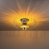 Elegant Gold Chandelier, 36 x 36 x 12 cm | Metal Body, Non-Adjustable Height, E27 Socket (Max 40W) | Perfect for Modern Living Spaces, IP20 Rated
