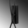 Modern Wall Lamp, Black & Vintage, 22 x 9 cm, Height 57 cm | Metal Body, 2 x E27 Max 40W, IP20 | Stylish Lighting for Glam & Scandinavian Decor