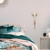 Modern Vintage Wall Lamp, Metal Body, 57 cm Height | 22 x 9 cm | 2 x E27 Max 40W | Elegant Glam Design for Home & Hotel Decor, IP20