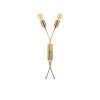 Modern Vintage Wall Lamp, Metal Body, 57 cm Height | 22 x 9 cm | 2 x E27 Max 40W | Elegant Glam Design for Home & Hotel Decor, IP20