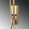 Modern Vintage Wall Lamp, Metal Body, 57 cm Height | 22 x 9 cm | 2 x E27 Max 40W | Elegant Glam Design for Home & Hotel Decor, IP20