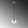 Opviq, 584TTM1172, Elegant Scandinavian Chandelier, Metal Body, Silver Finish, 15x15 cm, Height 110 cm, Adjustable, E27 Socket, Perfect for Modern Interiors