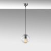 Opviq, 584TTM1172, Elegant Scandinavian Chandelier, Metal Body, Silver Finish, 15x15 cm, Height 110 cm, Adjustable, E27 Socket, Perfect for Modern Interiors