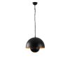 Modern Industrial Chandelier, Black Metal Body, 30 x 30 cm, Height 28 cm | E27 Socket, Max 40W | Stylish Lighting for Scandinavian & Novelty Decor