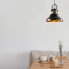 Modern Black Chandelier, 30x30 cm, Height 136 cm | Adjustable, Metal Body, E27 Max 40W | Glam & Scandinavian Design for Elegant Spaces