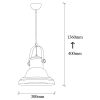 Modern Black Chandelier, 30x30 cm, Height 136 cm | Adjustable, Metal Body, E27 Max 40W | Glam & Scandinavian Design for Elegant Spaces