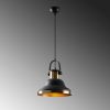 Modern Black Chandelier, 30x30 cm, Height 136 cm | Adjustable, Metal Body, E27 Max 40W | Glam & Scandinavian Design for Elegant Spaces