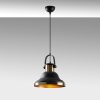 Modern Black Chandelier, 30x30 cm, Height 136 cm | Adjustable, Metal Body, E27 Max 40W | Glam & Scandinavian Design for Elegant Spaces
