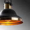 Modern Black Chandelier, 30x30 cm, Height 136 cm | Adjustable, Metal Body, E27 Max 40W | Glam & Scandinavian Design for Elegant Spaces
