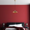 Elegant Gold Chandelier, Metal Body, 35 cm Diameter, Adjustable Height 27-126 cm, E27 Socket, IP20 | Perfect for Modern Living Spaces & Dining Areas