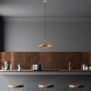 Elegant Gold Chandelier, Metal Body, 35 cm Diameter, Adjustable Height 27-126 cm, E27 Socket, IP20 | Perfect for Modern Living Spaces & Dining Areas
