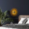 Elegant Gold Wall Lamp, 56 x 16 x 56 cm | Metal Body, Non-Adjustable Height, E27 Socket (Max 40W) | Stylish Lighting for Modern Interiors, IP20 Rated