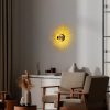 Elegant Gold Wall Lamp, 56 x 16 x 56 cm | Metal Body, Non-Adjustable Height, E27 Socket (Max 40W) | Stylish Lighting for Modern Interiors, IP20 Rated