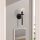 Elegant Black Wall Lamp, Metal Body with Glass Cap, 15 x 20 cm, Height 37 cm, E27 Socket, IP20 | Perfect for Modern Hotels & Home Decor