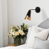 Modern Wall Lamp, Black & Vintage, 14 x 35 cm | Metal Body, E27 Socket, IP20 | Stylish Industrial & Scandinavian Design for Home & Office